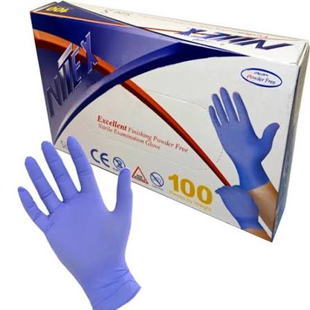 دستکش نیتریل اوپی پرفکت آبی